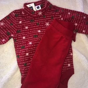 🌲Baby GAP girls Christmas outfit size 0-3 month